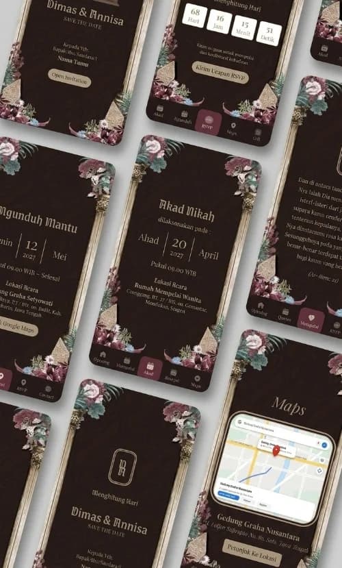 Katalog Undangan Black Java - Royal Javanese